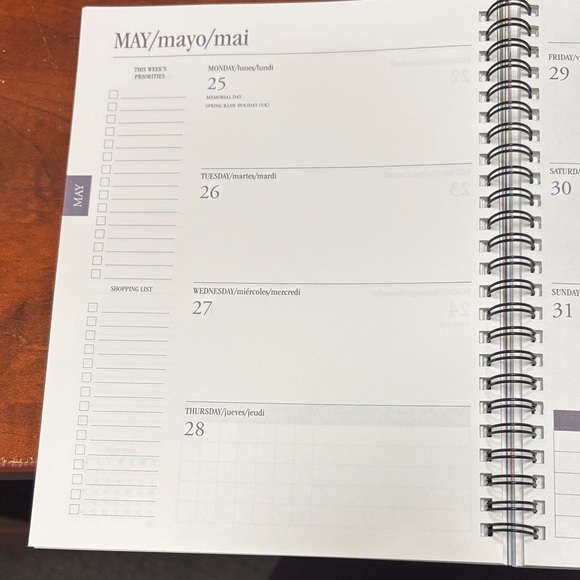 NWT 2026 Weekly Planner “You Did Not Wake Up Today To Be Mediocre” W/ Stickers - Picture 3 of 7